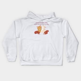 Cute Orange Cats Kids Hoodie